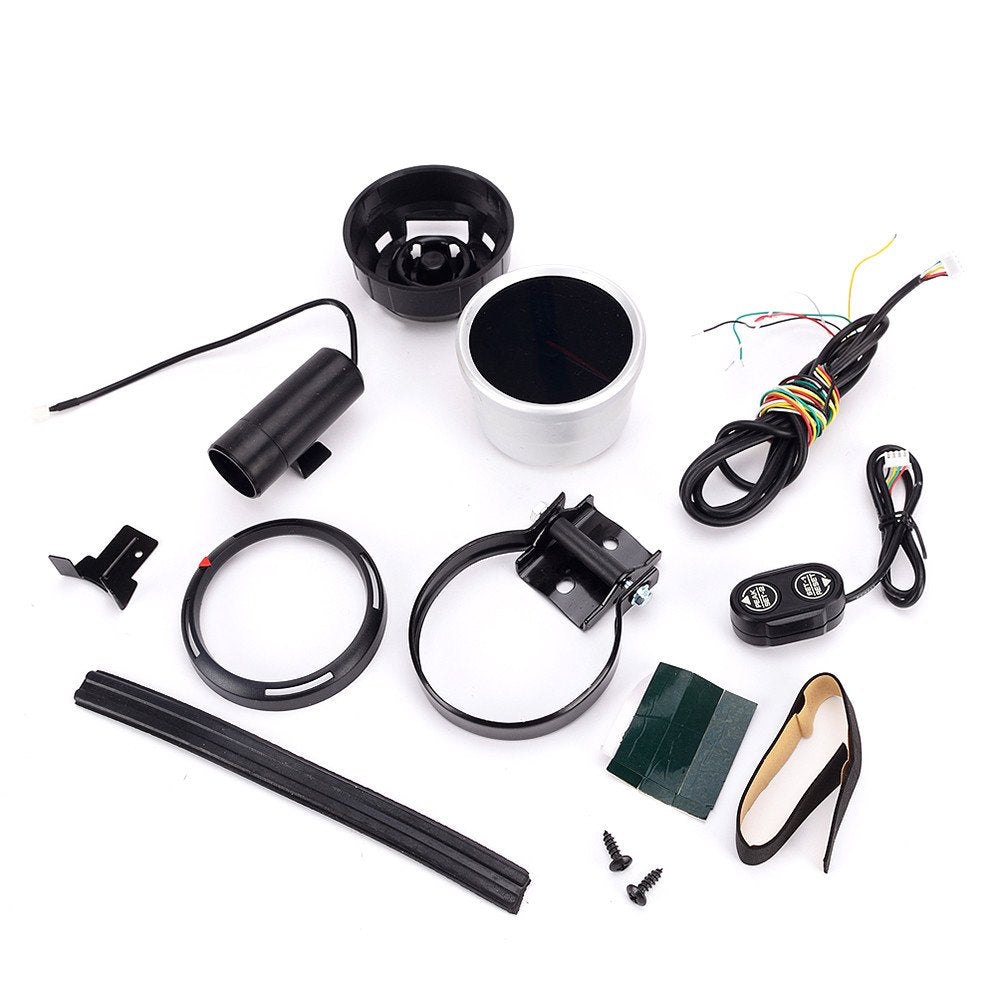 12V 3.75 Inch 11000 RPM Blue LED Tachometer Gauge Kit with Shift Light K189198