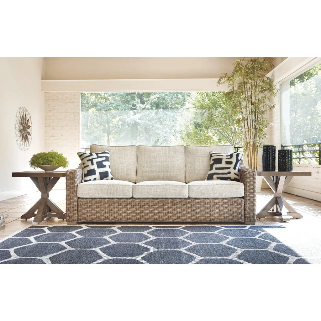 Beige Patio Sofa H465736