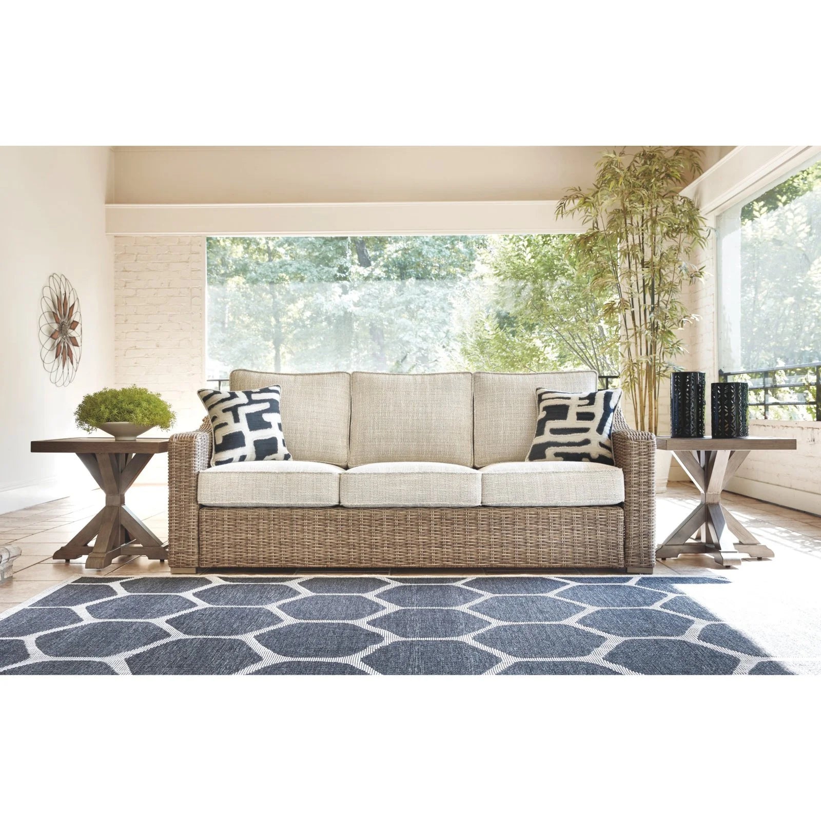Beige Patio Sofa H465736