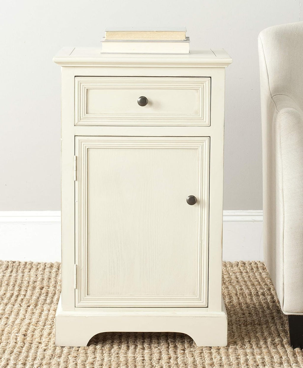 French Grey End Table J528569