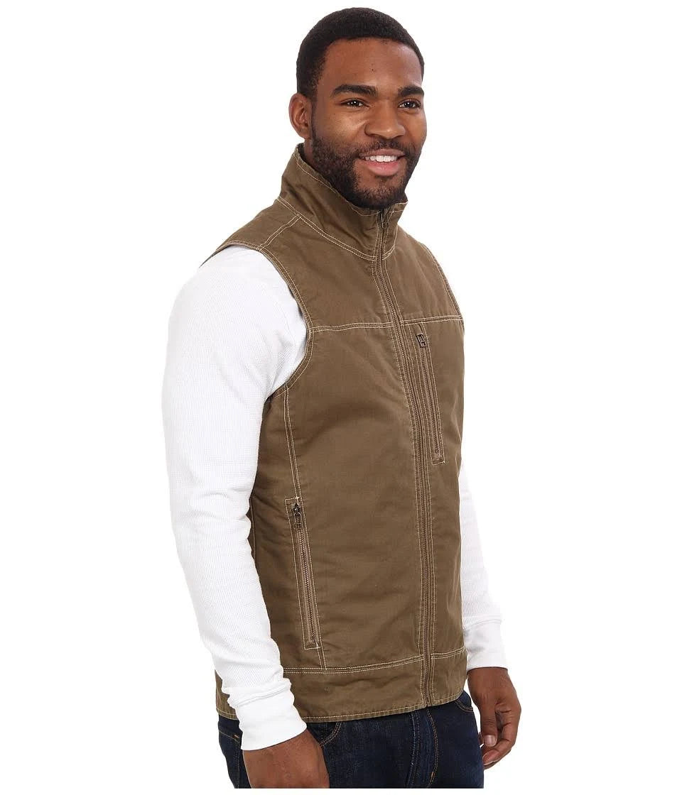 Khaki Burr Vest W4524