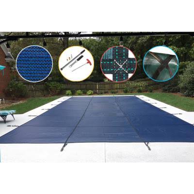 Blue Mesh Safety Pool Cover C3647