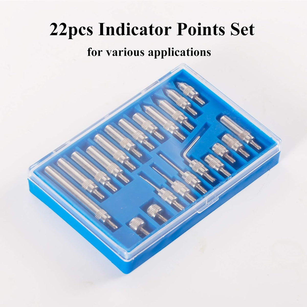 0.01mm Dial Indicator Gauge with Magnetic Base, Pack of 2 H724653