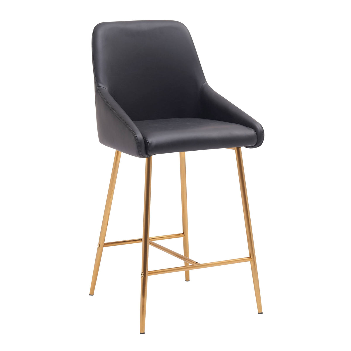 Black Counter Stool Set of 2 U200494