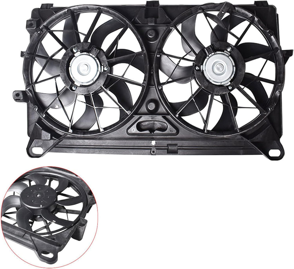 Radiator Cooling Fan Replacement for 2005 2006 2007 Chevy Avalanche Silverado Suburban Cadillac Escalade GMC Sierra L5524