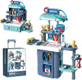 Green 49 PCS Kitchen Playset Travel Suitcase E582892