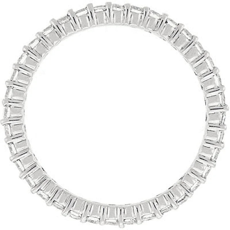 1ct Prong Diamond Eternity Ring 14K White Gold Y530806