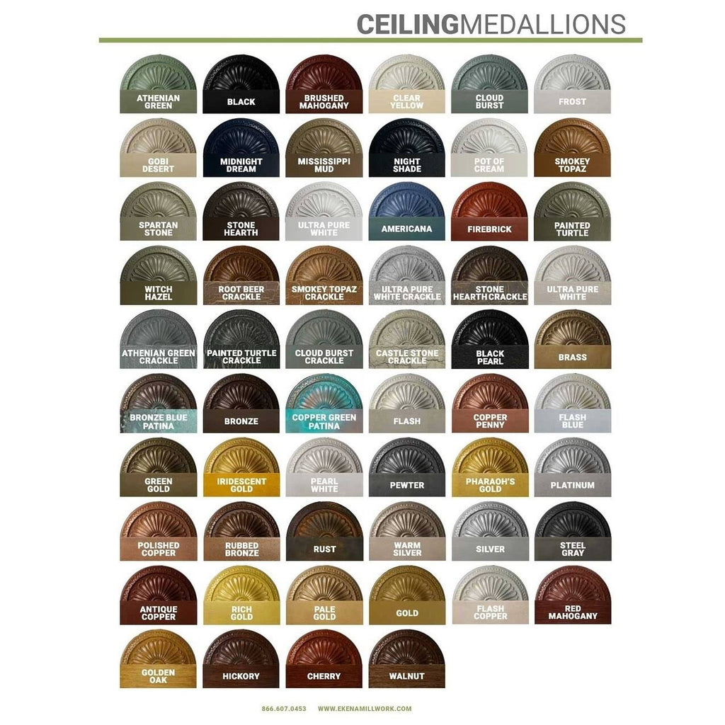17 5/8x22OD x 3 5/8x22ID x 1 7/8x22P Ceiling Medallion S560839