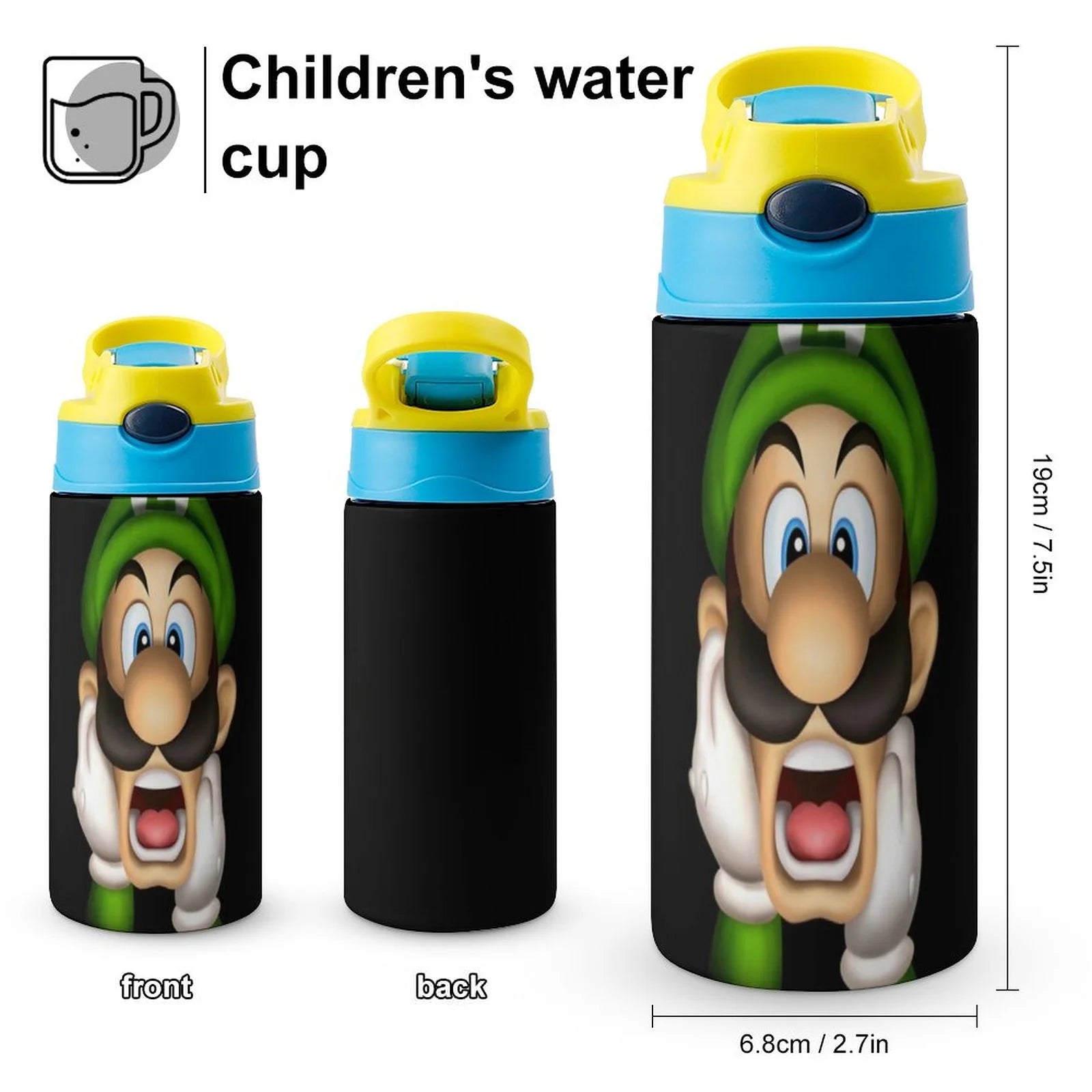 Insulated Stainless Steel Water Bottle with Straw Y85607