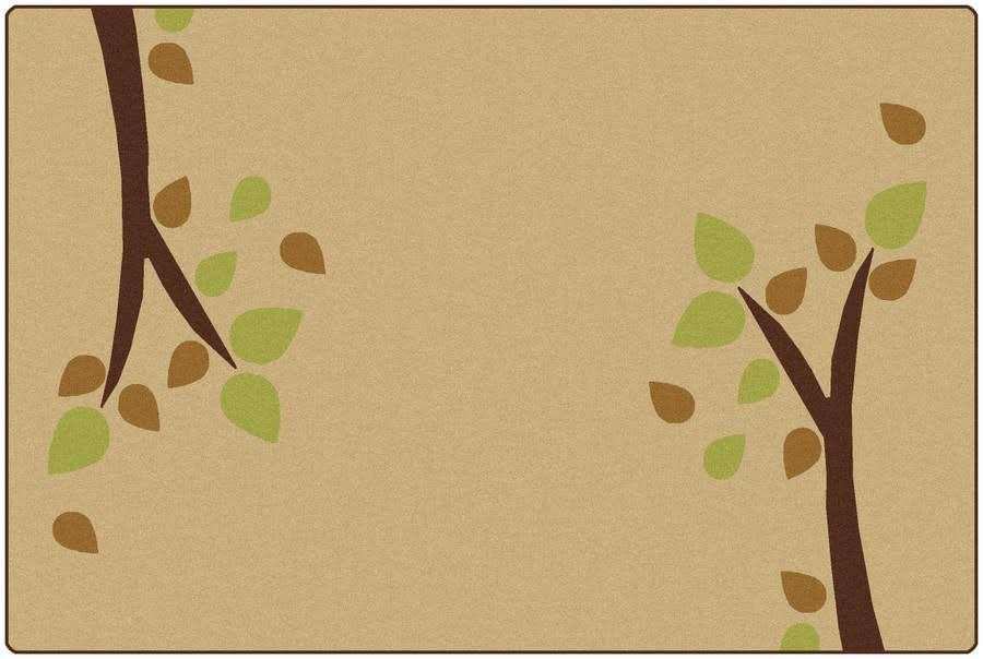 Tan 4'x6' Rectangle Carpets A642