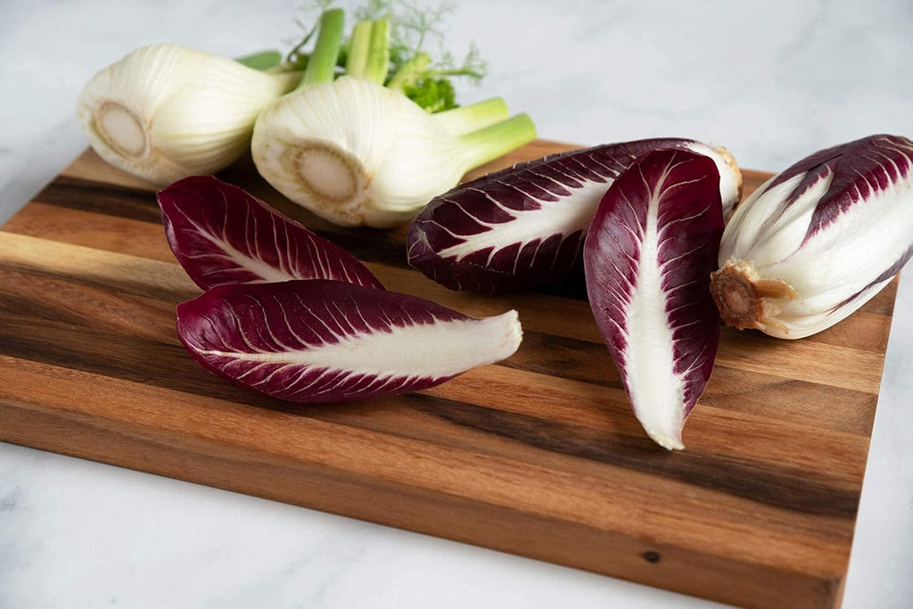 Large Wood Cutting Board, 17x12 Inch Reversible Hardwood B169790