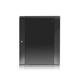 15U Wallmount Server Cabinet with 24-Port Cat6 Patch Panel A752887