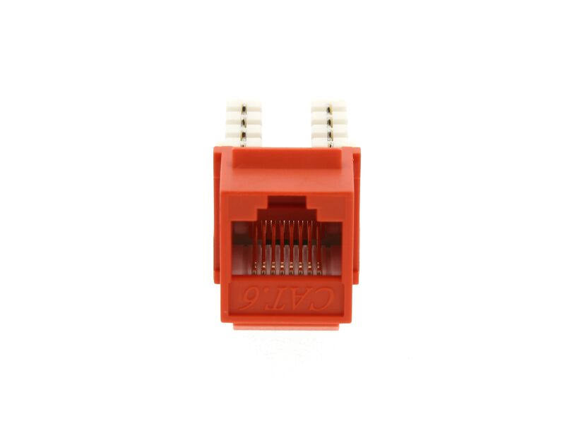 Cat6 RJ45 Keystone Jack 50 Orange R846543