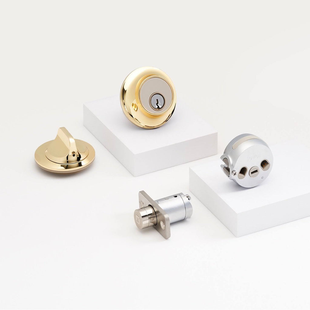 Satin Chrome Bluetooth Smart Lock V231