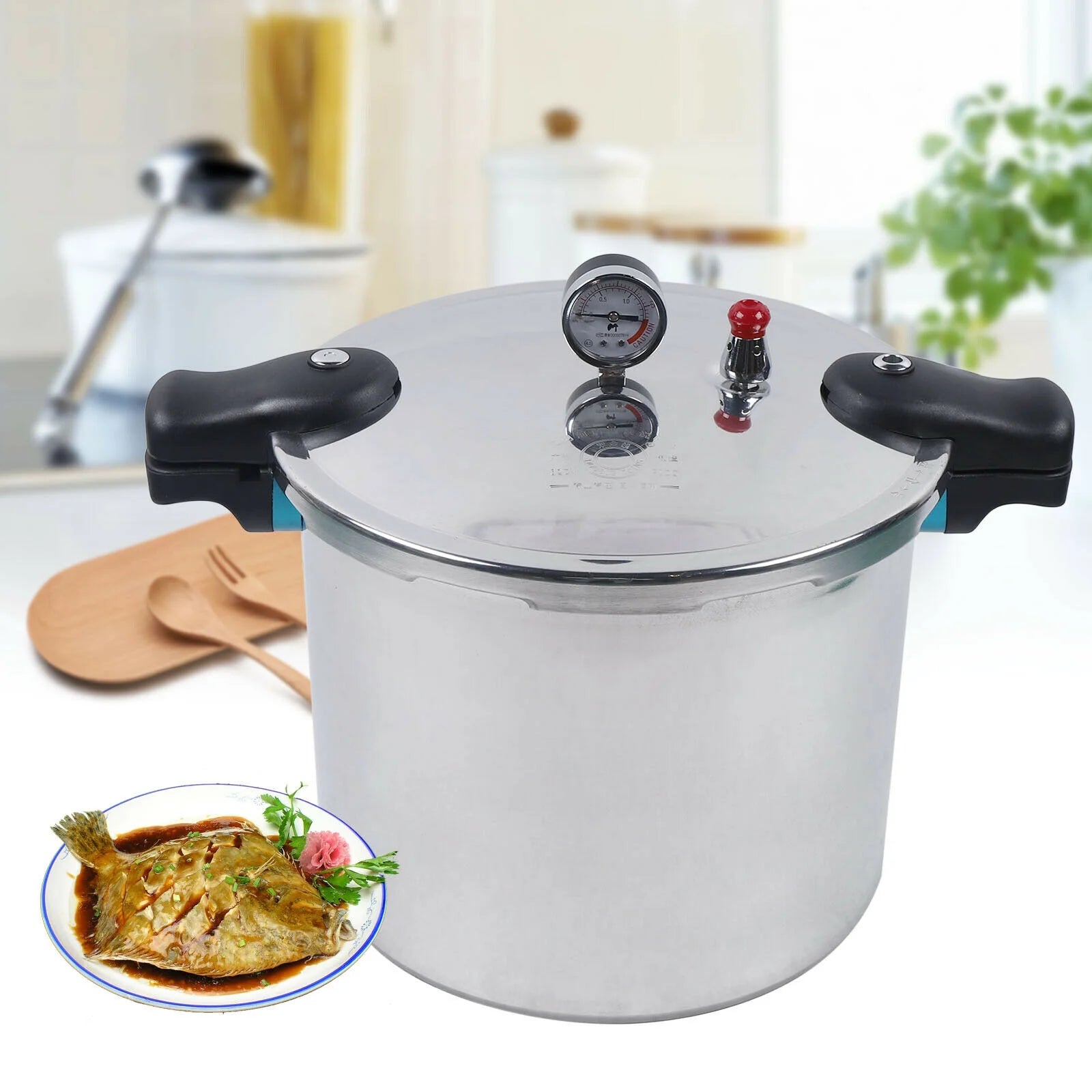 22L Aluminum Pressure Cooker K643607