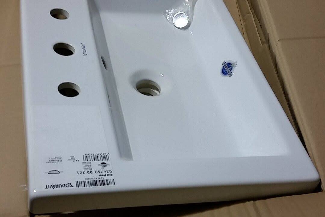 White Alpin Bathroom Sink W976685