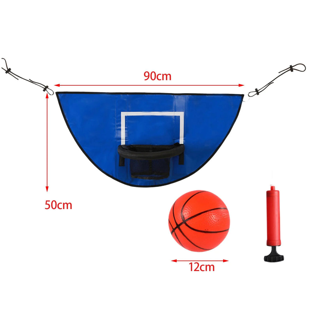 Mini Basketball Hoop with Pump and Mini Basketball for Trampoline Z589219