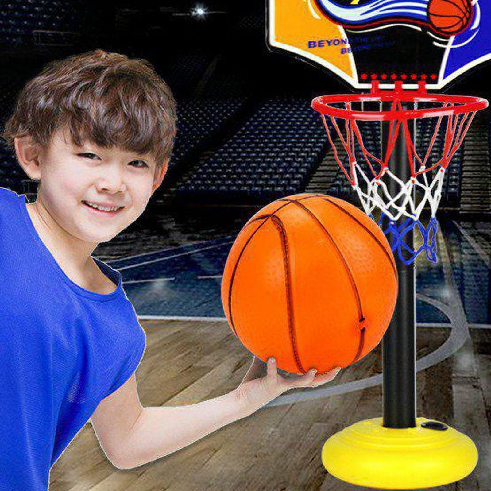 Kids Mini Basketball Stand Set Hoop Backboard Game Toy E71136