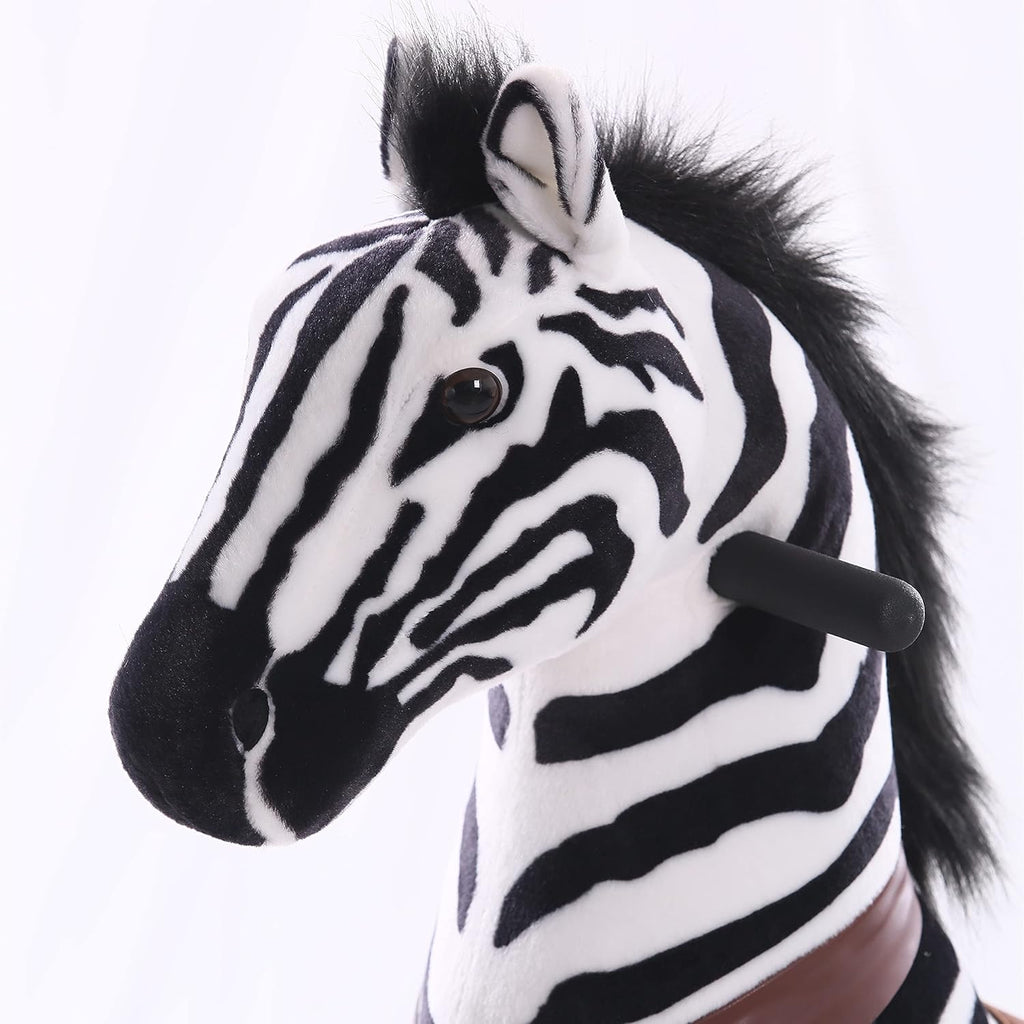 Kids Ride on Zebra Plush Animal Riding Toy I955589