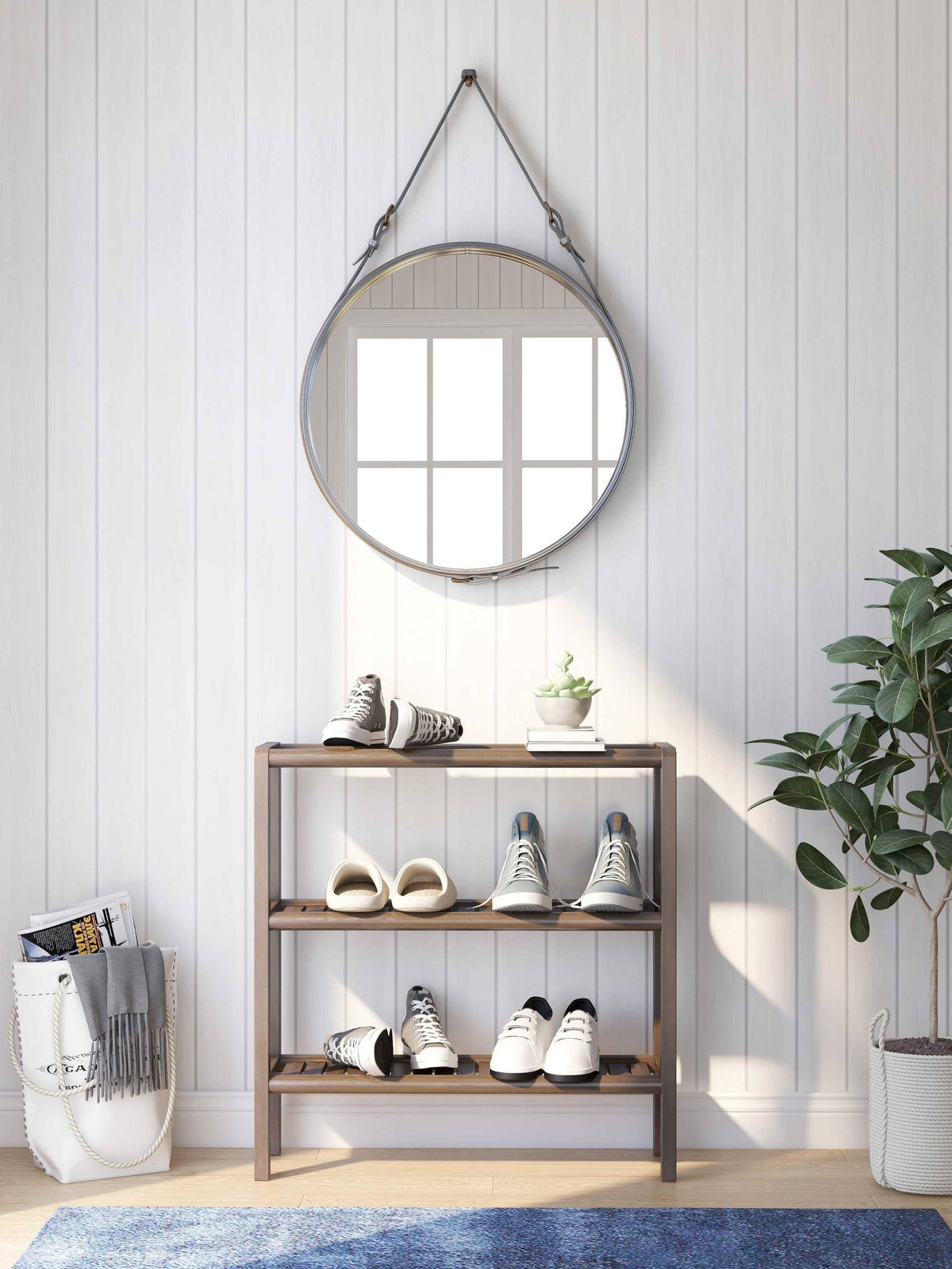 29 in. Bookcase with 3 Shelves in Espresso T718684