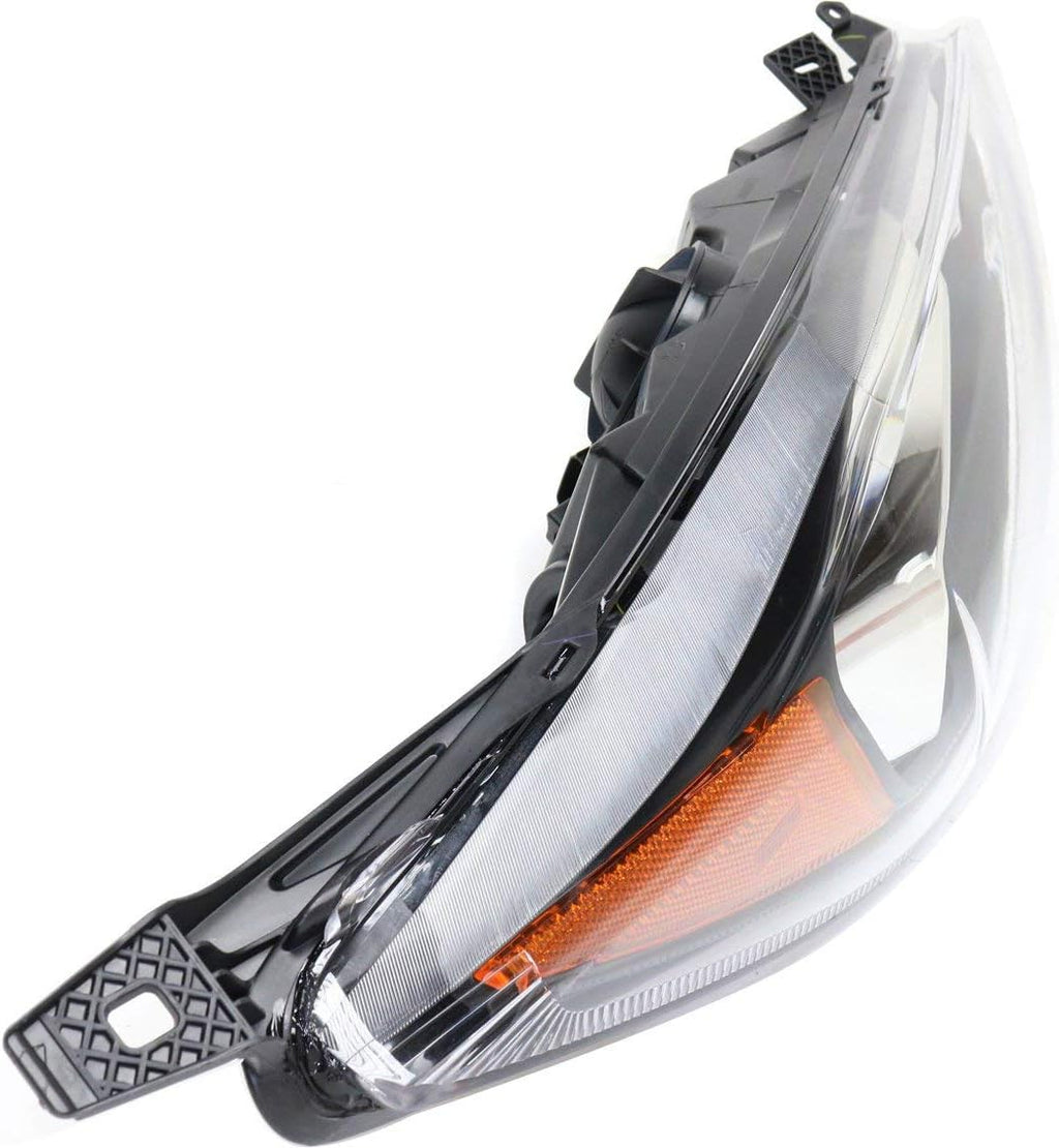 Headlight Set of 2 Clear Lens Halogen Composite with bulbs J2569