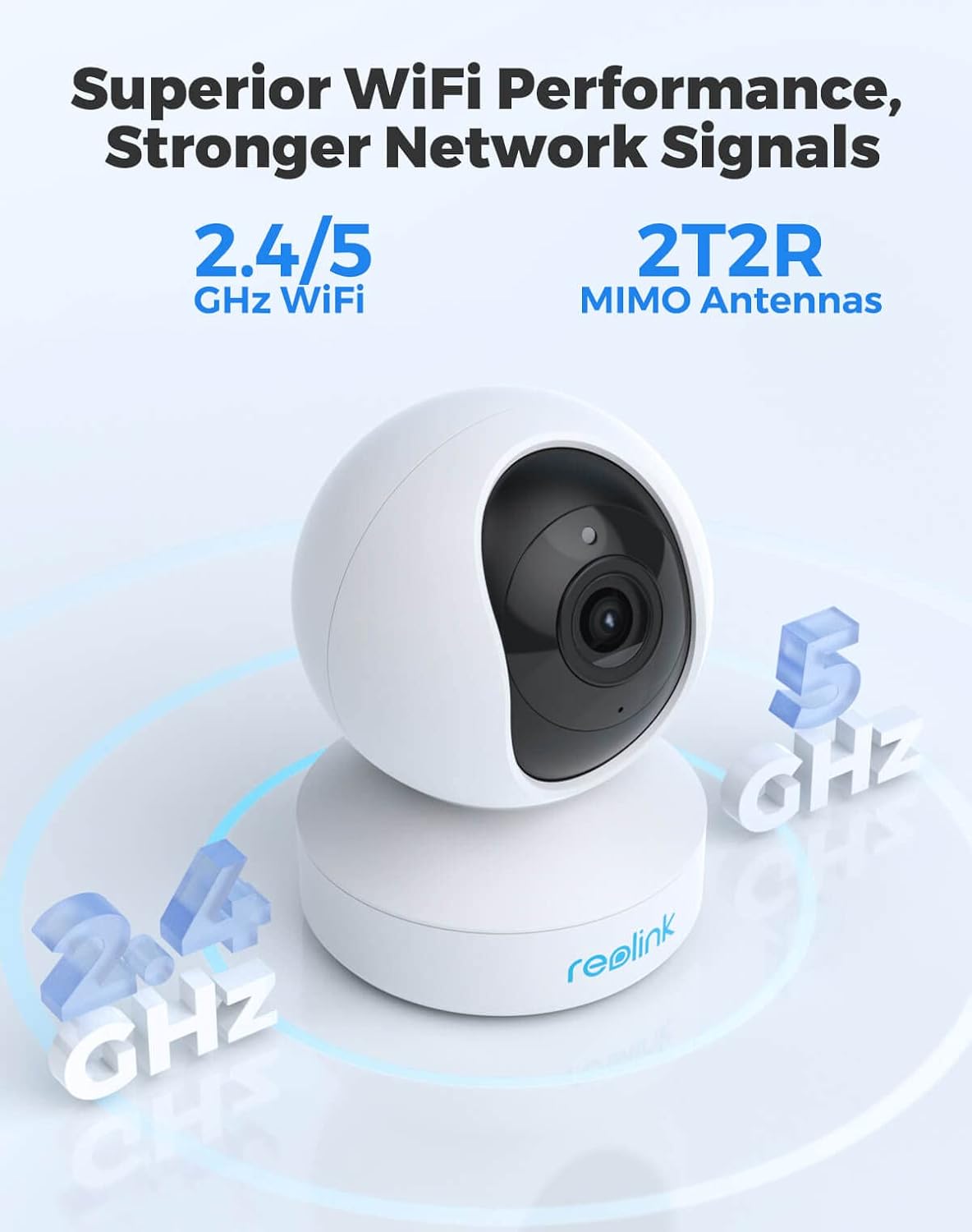 5MP Plug-in WiFi Security Camera with Pan Tilt Zoom, Pack of 2 E29177