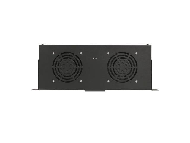 Rack Cabinet Mounted 2 Fan Digital Temperature Control Cooling System 1U Q84140