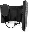 Half Dome Vented Recording Isolation Shield with Desktop Standing Knobs and Microphone Windpop Blocker K39689