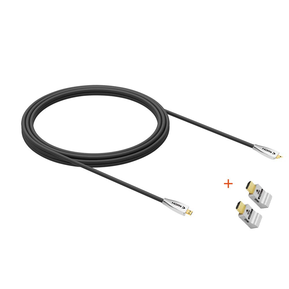 CL2 Rated Fiber HDMI Cable 165 feet 4K60Hz HDMI2.0b 18Gbps Slim Flexible W96460