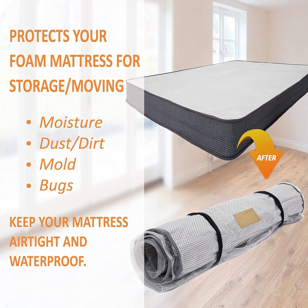 Mattress Vacuum Sealable Bag with Straps N76248