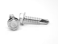 Self Drilling Screw Hex Washer Head Stainless Steel 410 Pk 2500 I52306