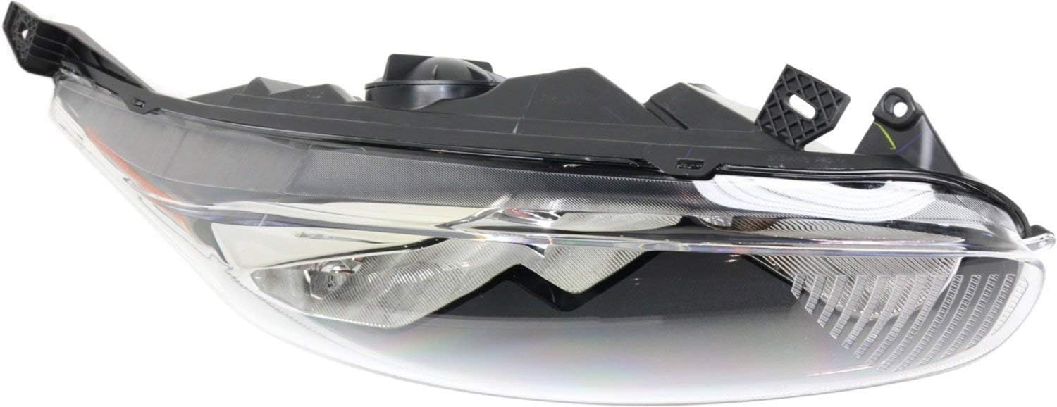 Headlight Set of 2 Clear Lens Halogen Composite with bulbs J2569