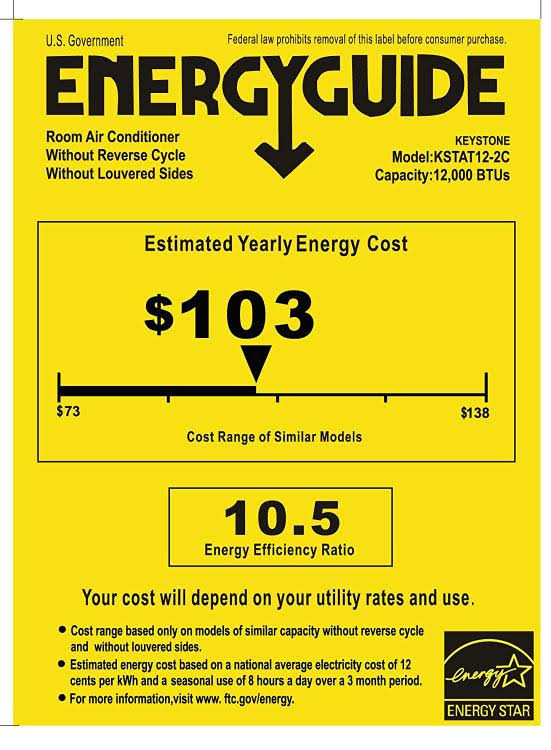 12,000 BTU 230V Through-the-Wall Air Conditioner with Remote C967