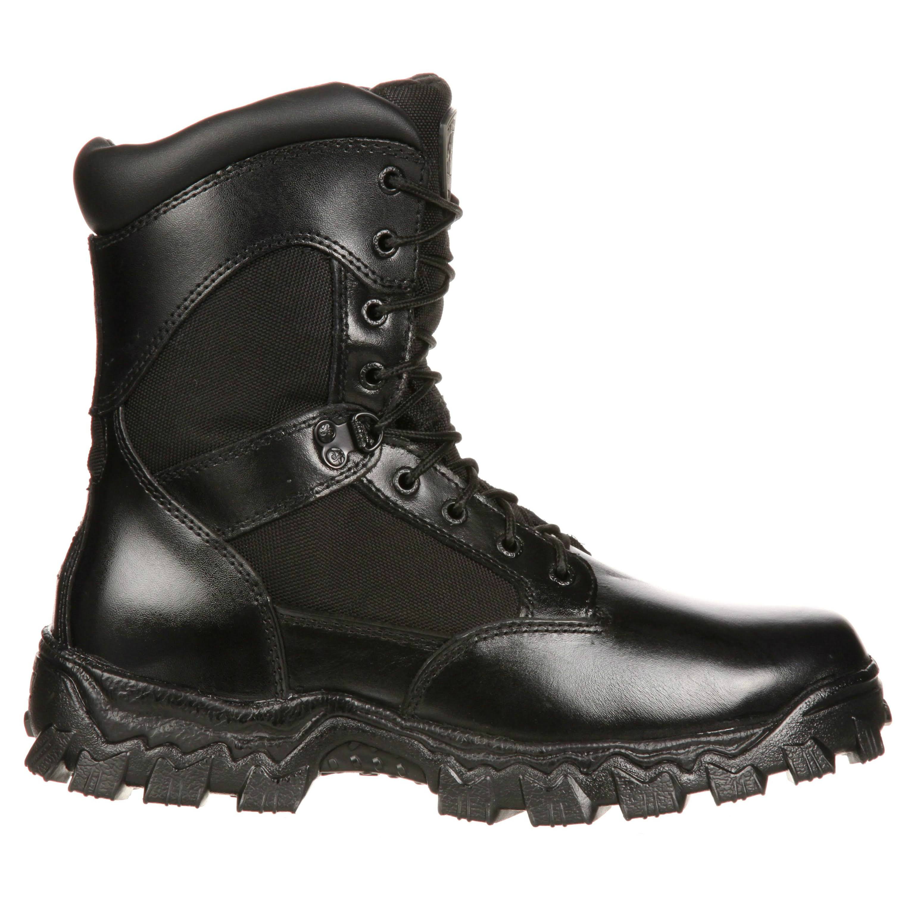 Black 8 in. Alphaforce Work Boots L26315