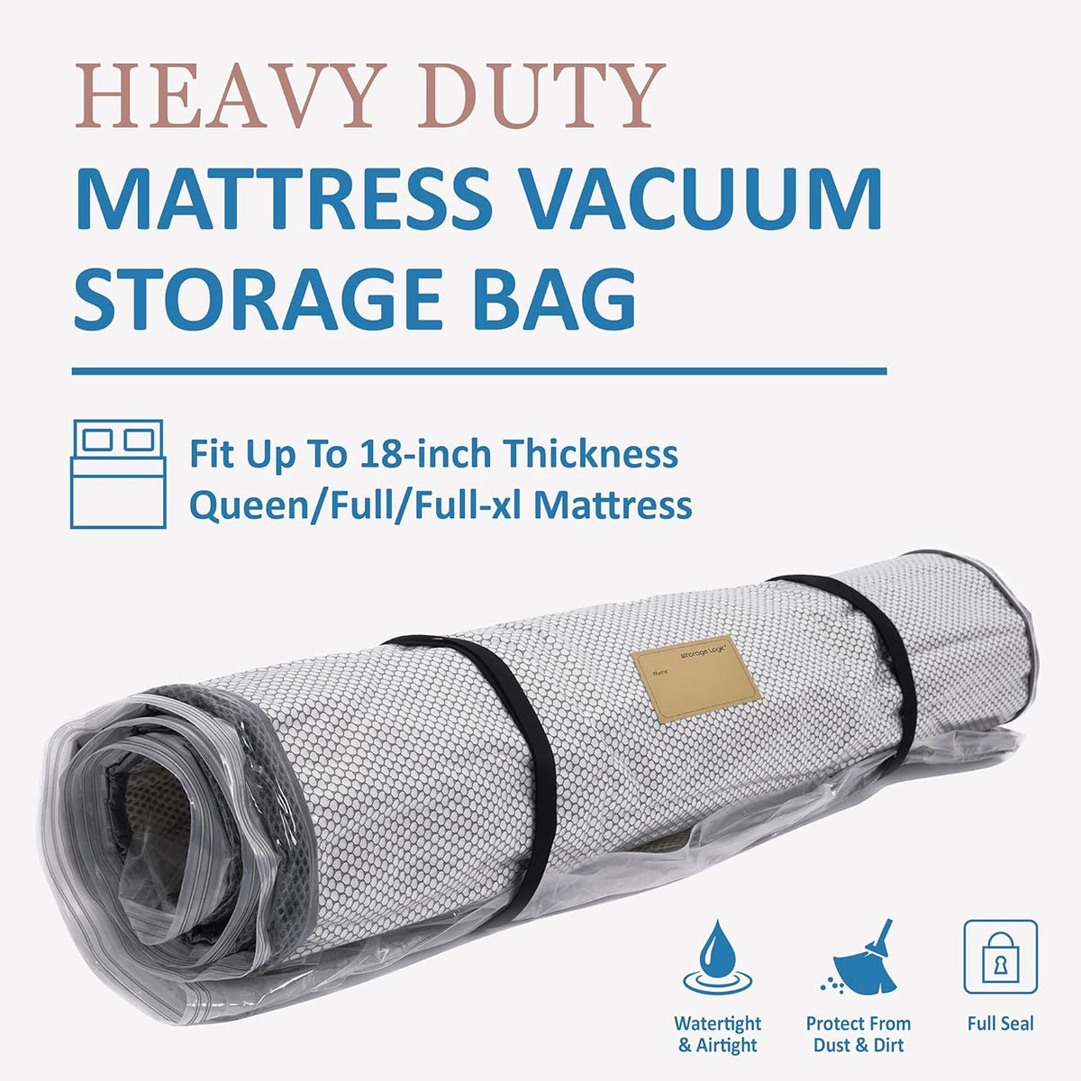 Mattress Vacuum Sealable Bag with Straps N76248
