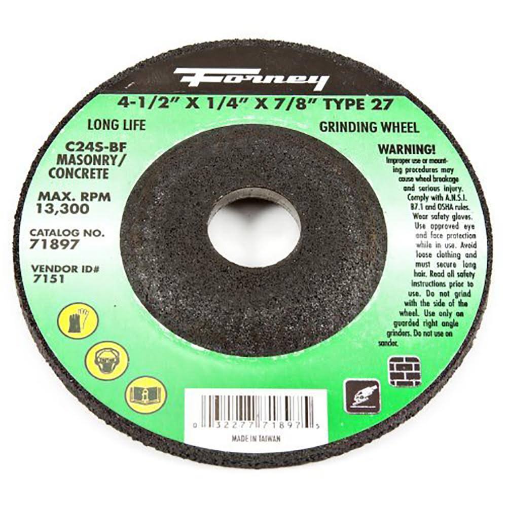 Masonry Cut Grinding Wheel 4-1/2 x 7/8 Arbor Q544074