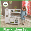 Kidkraft Kitchen Play with Refrigerator Sink Microwave Oven Stovetop & Cordless Phone F955946