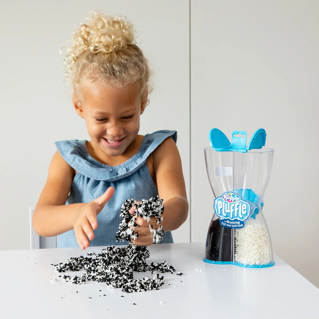 Playfoam Pluffle Twist Black & White, Non-Toxic, Sensory Play T1729