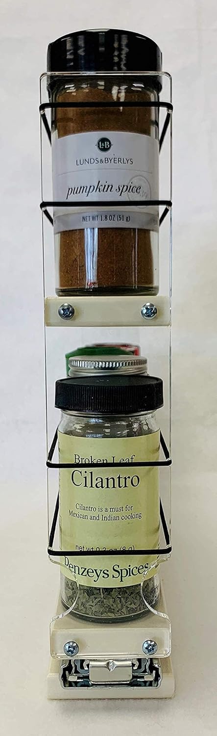 Spice Rack Narrow Space 12 Capacity Drawer Access Y969