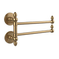 2 Swing Arm Towel Rail, Brushed Bronze E433679