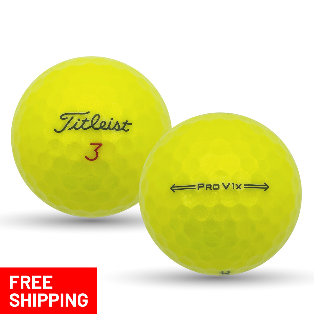 36 Yellow Pro V1x 2022 Recycled Golf Balls X269436