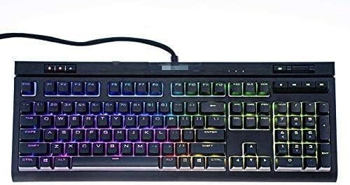 Pbt Double-Shot Keycaps Full 104 -Keyset for Mechanical Keyboards - Black H2116