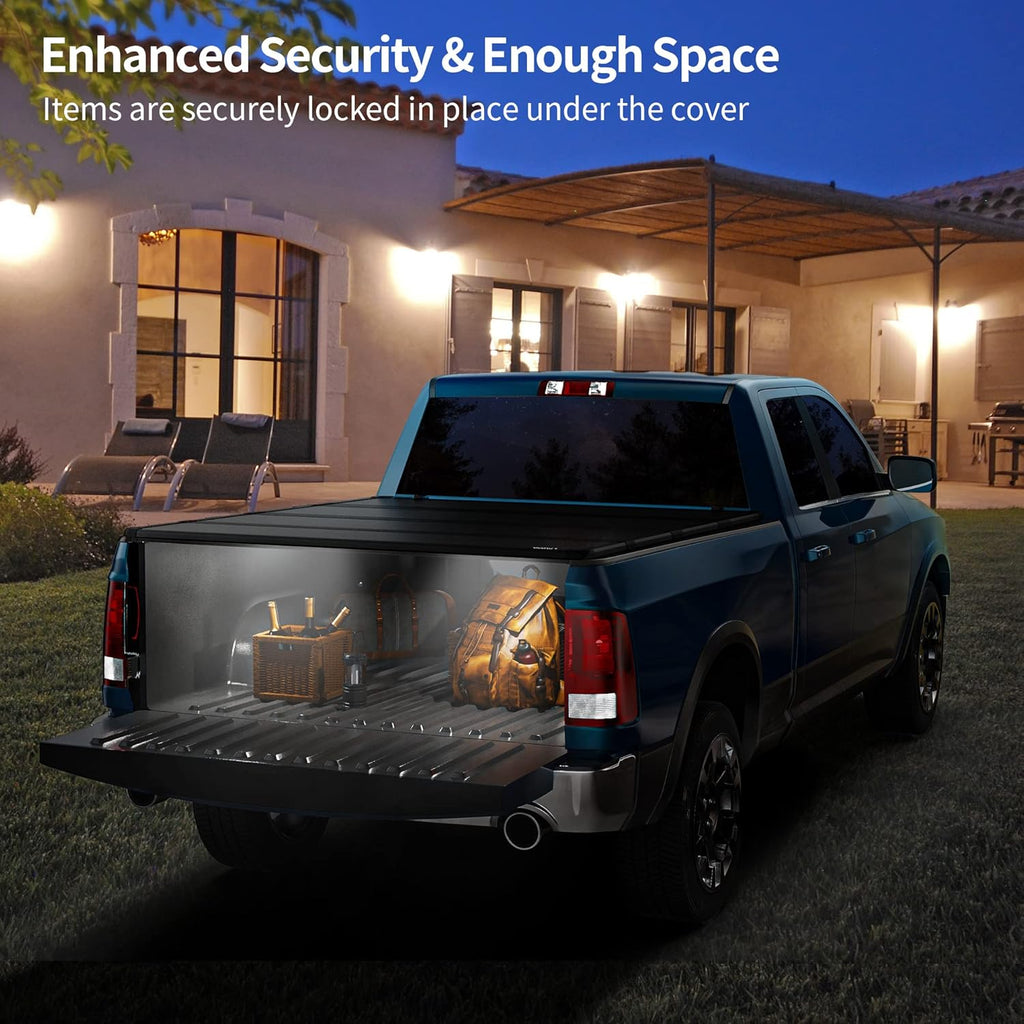 Hard Quad-fold Truck Bed Tonneau Cover O17335