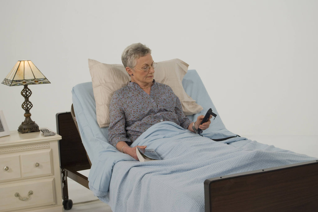 Full Electric Bed with Half Rails D6650