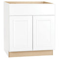White Hampton Base Cabinet E841