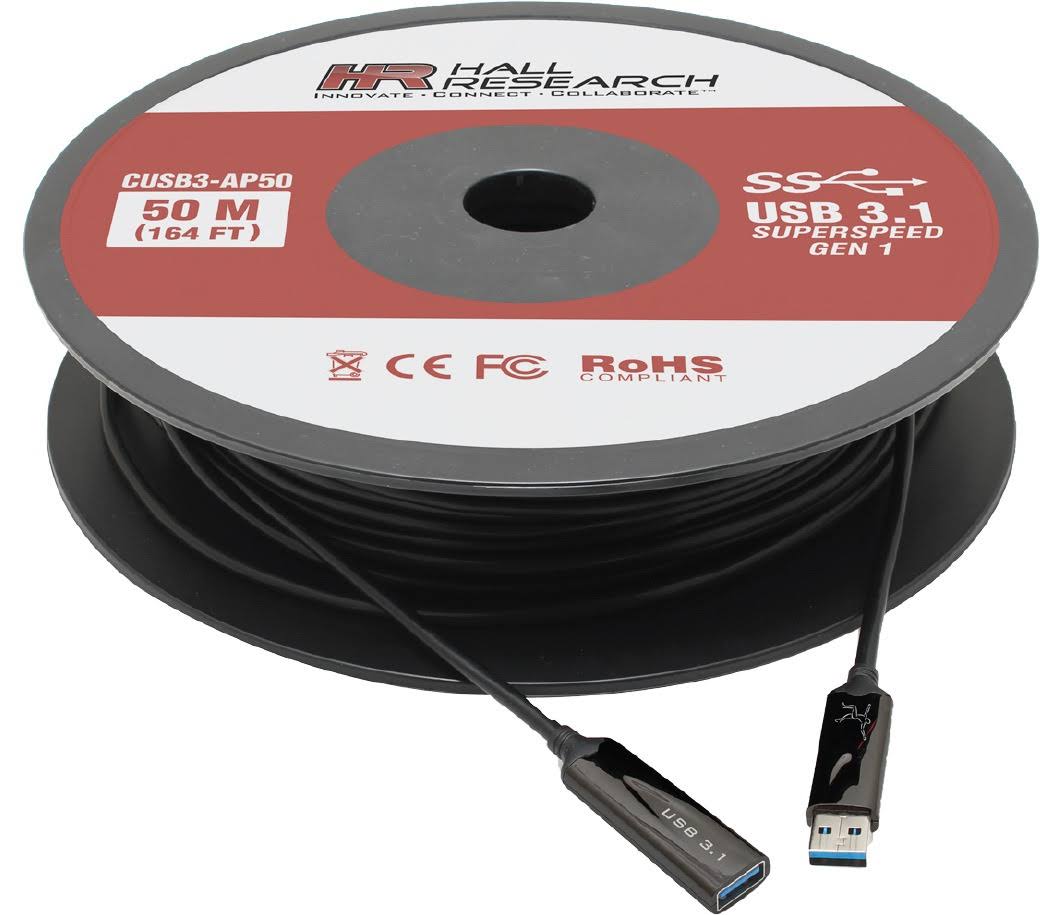 50m USB 3.0 Active Optical Plenum Cable R747974