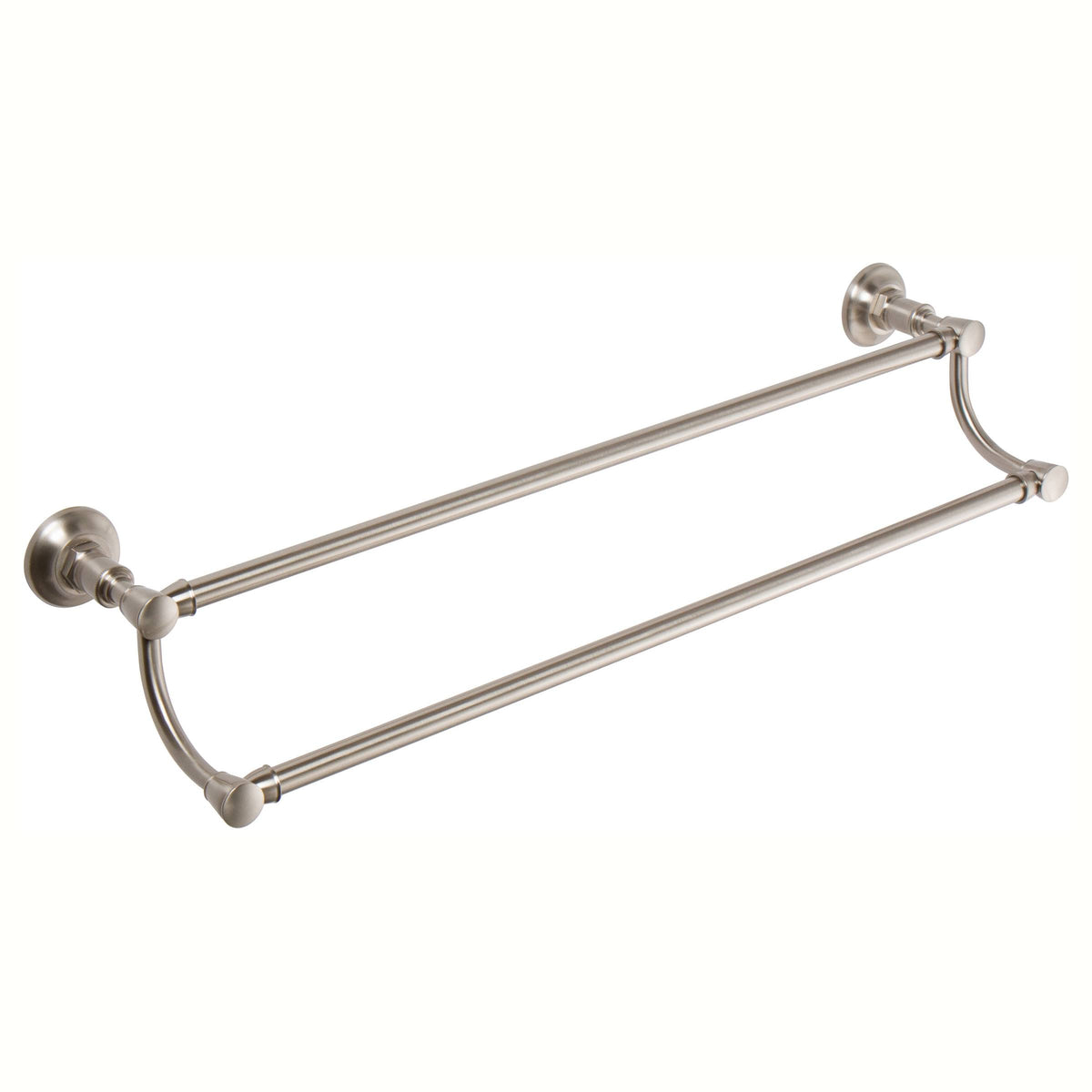 24x22 Double Towel Bar Satin Nickel A7137