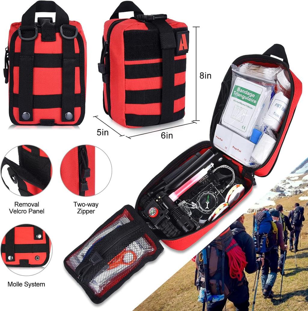 232 pcs Professional Survival First Aid Kit W583966