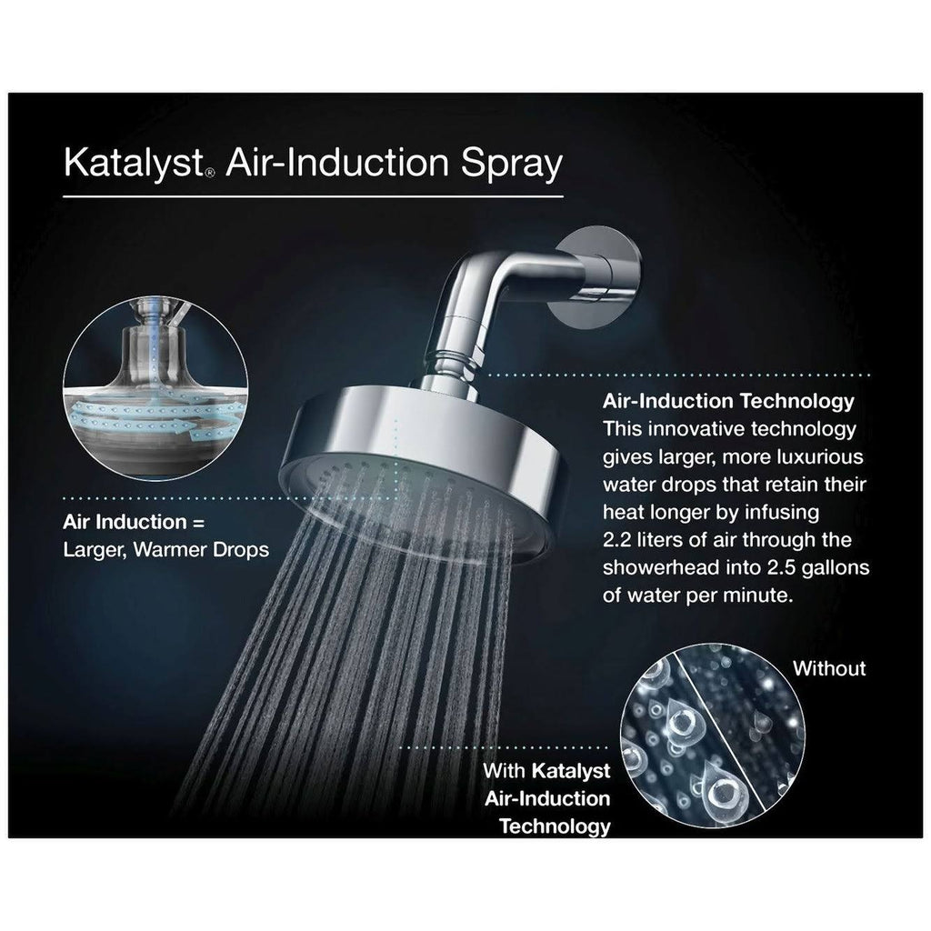 Vibrant Polished Nickel Single Function Shower Head U78370