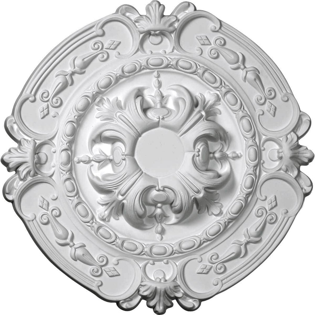 Walnut Hand-Painted Ceiling Medallion L80492